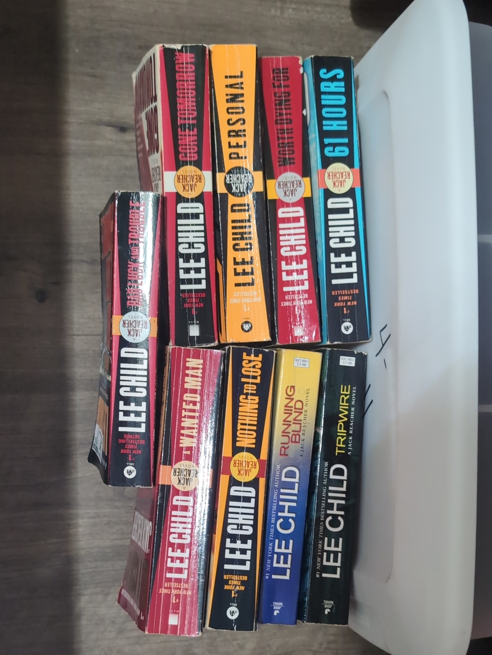 Jack Reacher Books by Lee Child Lot of 9